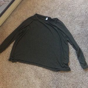 Old navy luxe long sleeve shirt